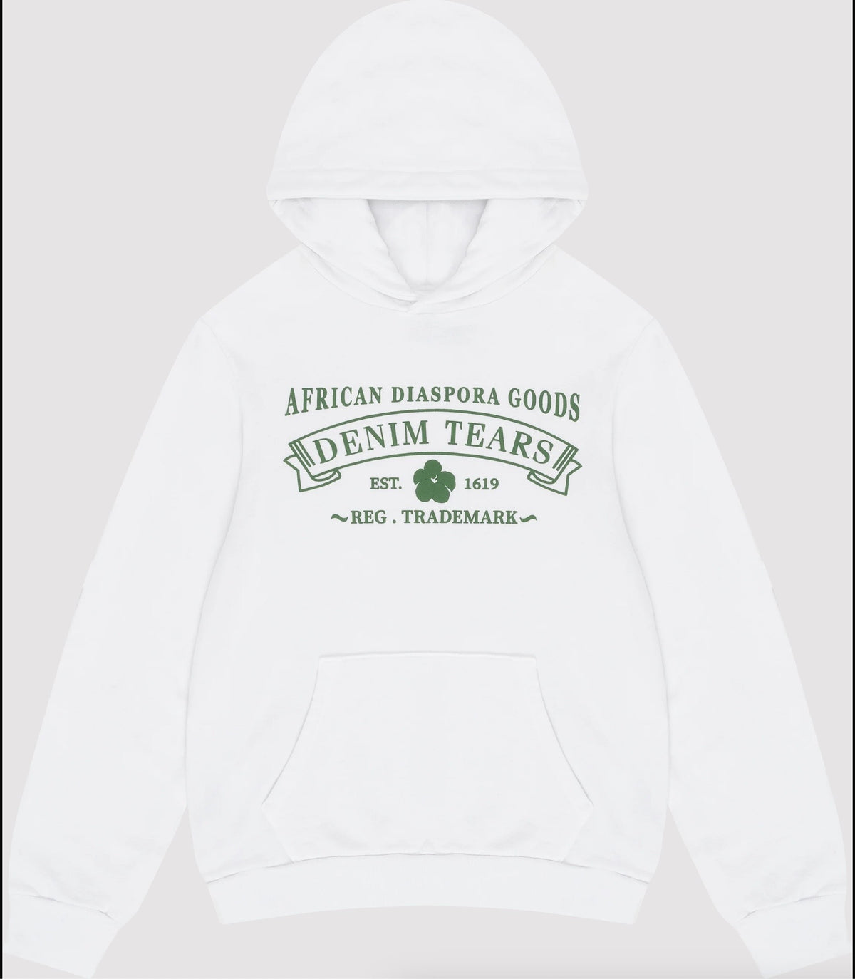 Denim Tears ADG Hoodie White