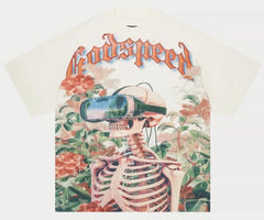 Godspeed Vision Flowers White Tee