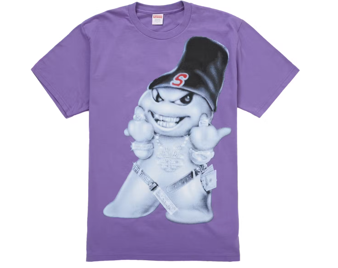 Supreme Snowman Tee Purple