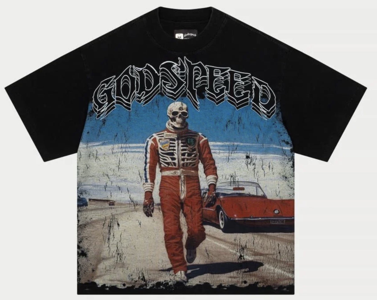 Godspeed "Speed Racer" Black Tee