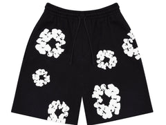 Denim Tears The Cotton Wreath Shorts Black