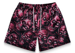 Bravest Studios Red Skully Shorts
