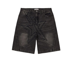 VALE Motocroxxx  Black Jorts