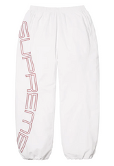 Supreme Spellout Embroidered Track Pant (SS25) Ivory
