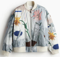 Who Decides War x Jean-Michel Basquiat x H&M Bomber Jacket