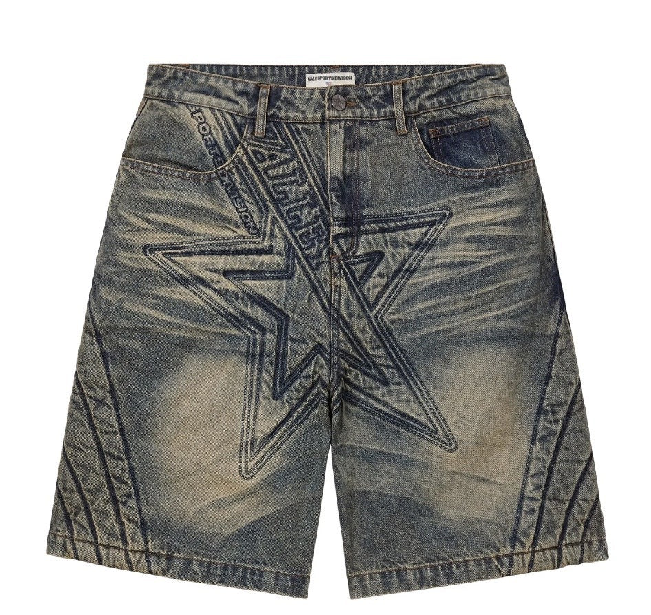 VALE Motocroxxx Indigo Jorts