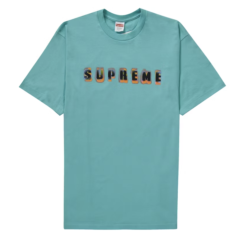 Supreme "Stencil" Teal Tee