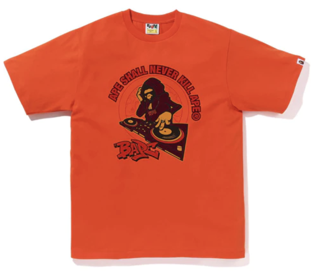 (B)APE Orange Tee