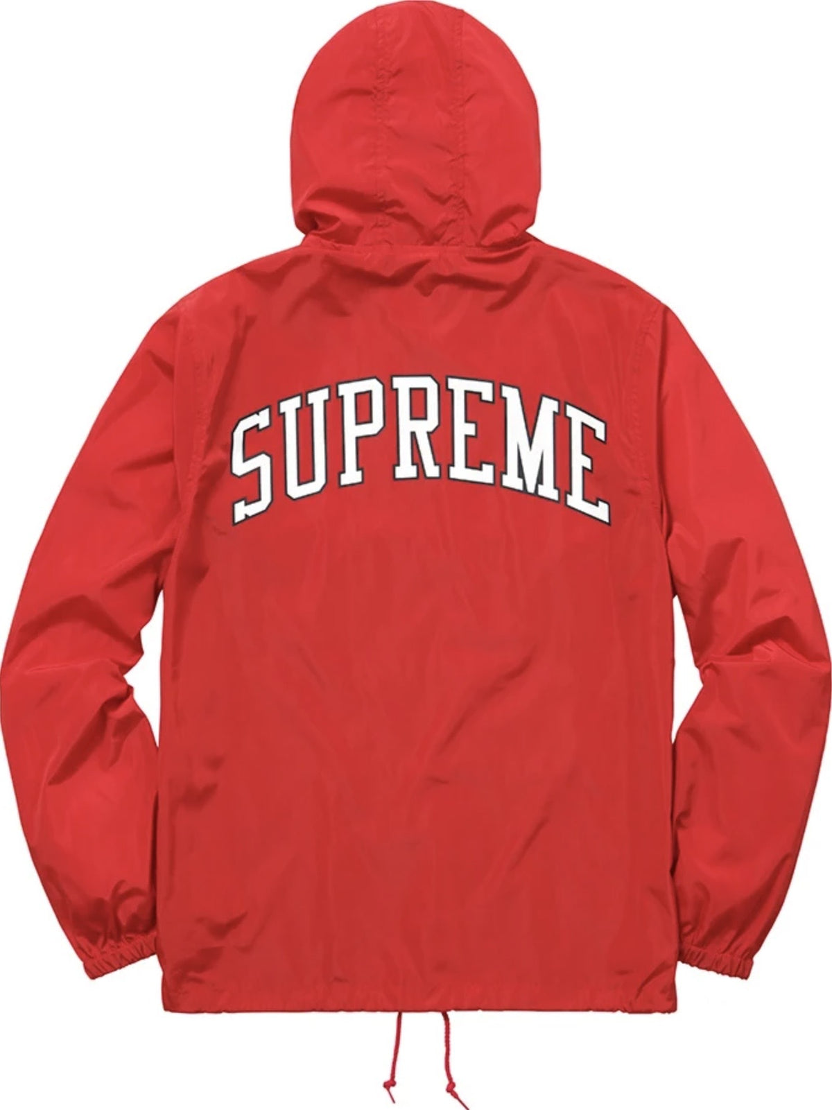 Supreme x Champion Half Zip Windbreaker Red Pre-Owned