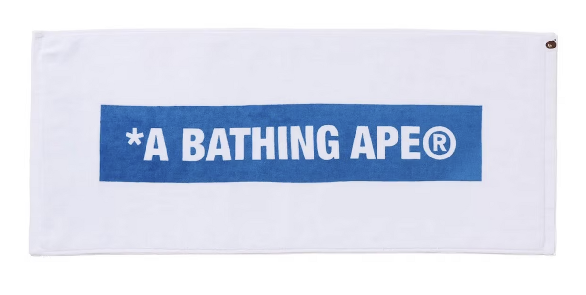 BAPE Men's Summer Premium Towel White