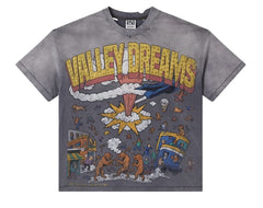 VALE FADED CHAOS BLING TEE 'GRAY'