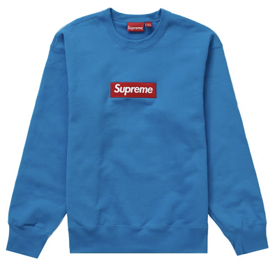 Supreme Box Logo Crewneck (FW22) Blue