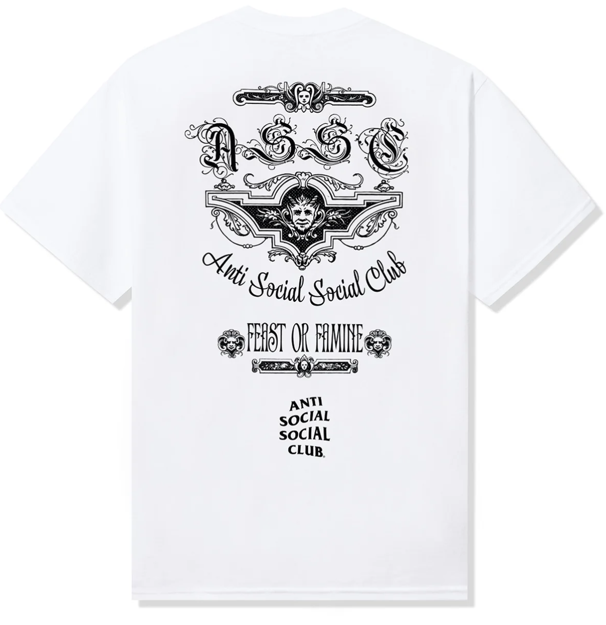 Anti Social Social Club "Feast or Famine" White Tee