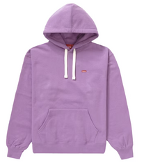 Supreme Small Box Drawcord Hooded Sweatshirt Purple