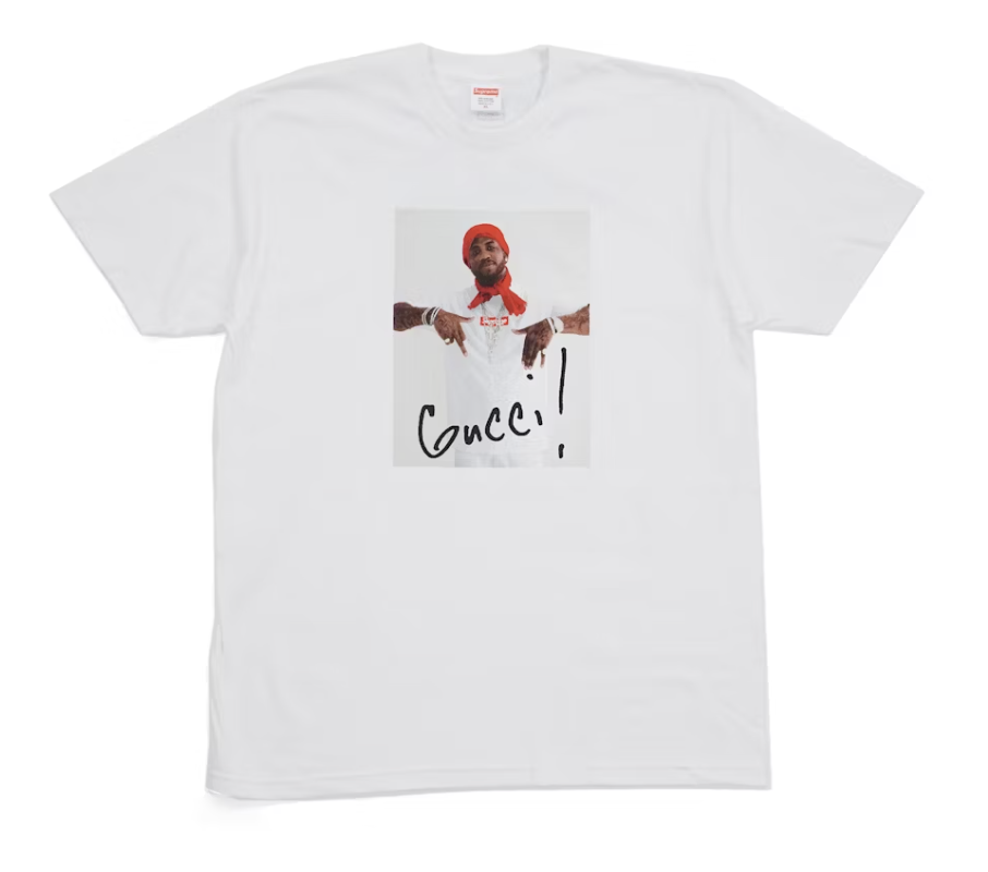 Supreme Gucci Mane Tee White Pre-Owned