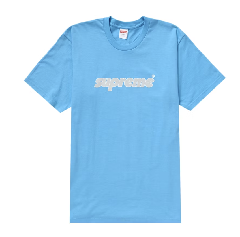 Supreme Pinline Tee Blue