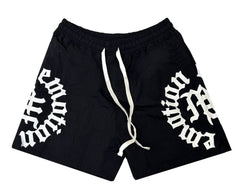 Mixed Emotion Black "Circle" Shorts