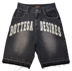 Bottega Desires Denim Shorts Black