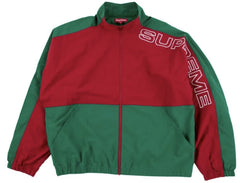 Supreme Split Track Jacket Green/Red Pre-Owned