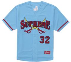 Supreme Swords Baseball Jersey Blue
