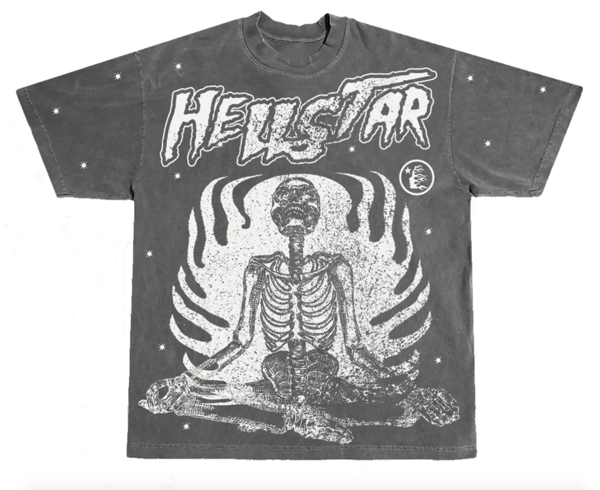 Hellstar Inner Peace Grey Tee