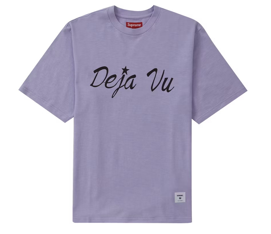 Supreme "Déjà Vu" Purple Tee