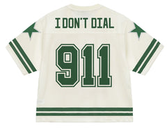 Bravest Studios Cream 911 Football Jersey