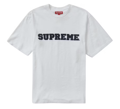 Supreme "Collegiate" S/S Top White