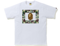 BAPE ABC Camo Super Busy Works White/Green Tee