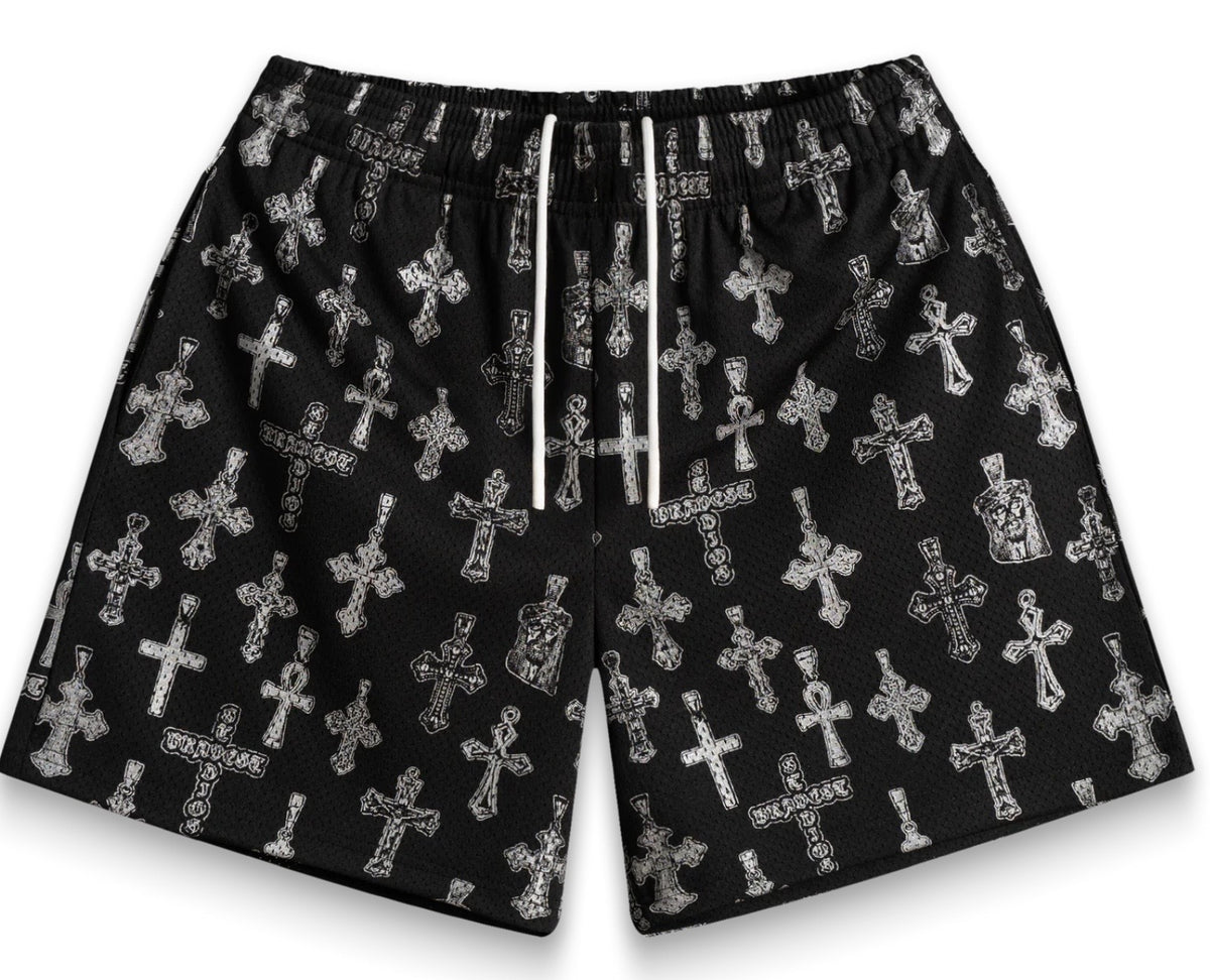 Bravest Studios Black Saint Shorts