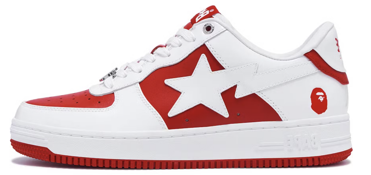 A Bathing Ape Bape Sta Low #6 Red