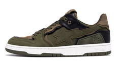 A Bathing Ape Sk8 Sta #6 Olive Drab