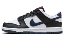 Nike Dunk Low Black White Midnight Navy (GS)