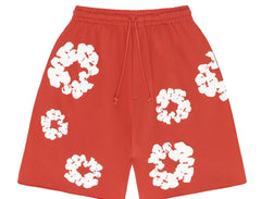 Denim Tears The Cotton Wreath Shorts Red