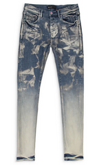 Purple Brand HOLOGRAPHIC GRADIENT Indigo SKINNY JEANS