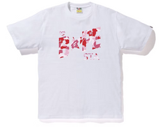 BAPE ABC Pink Camo Bape Sta Logo Tee