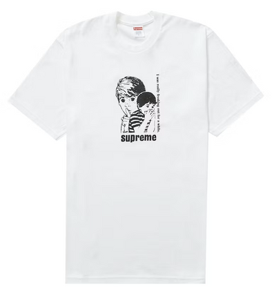 Supreme "Freaking Out" White Tee