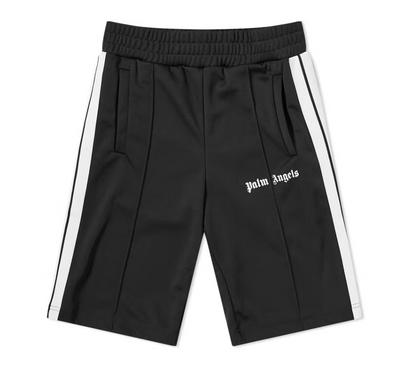 Palm Angels Black Black Track Shorts Pre-Owned