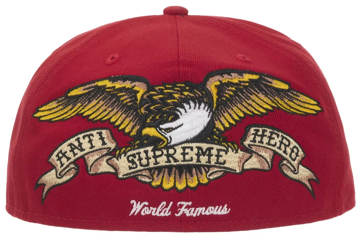 Supreme ANTIHERO New Era 59Fifty Fitted Cap Red