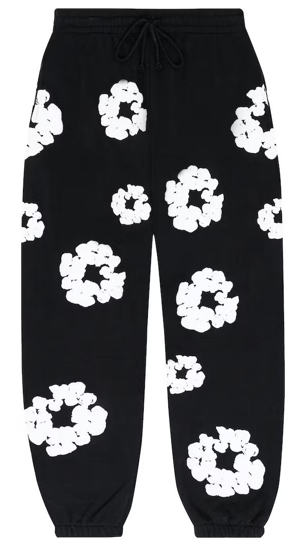 Denim Tears The Cotton Wreath Sweatpants Black