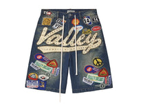 VALE BLUE DENIM  1980S JORTS