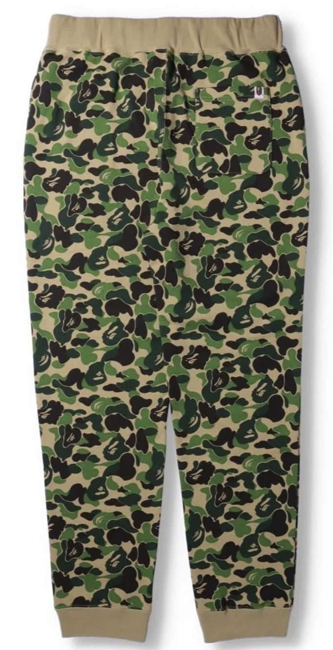 BAPE Green ABC Camo Sweatpants