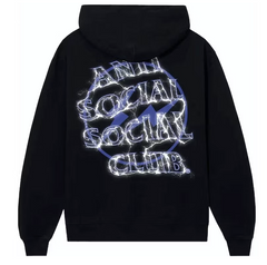 ASSC x Fragment Design Bolt Hoodie - Black/Navy