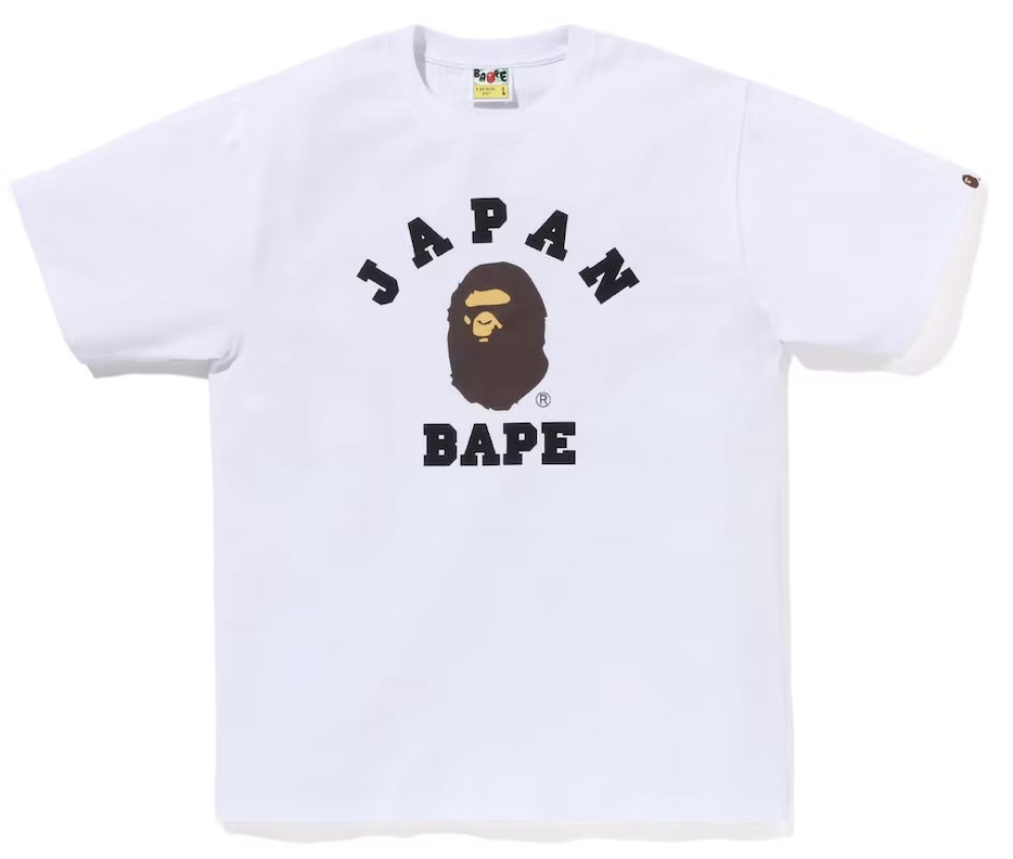 BAPE City Japan College White Tee (SALE)