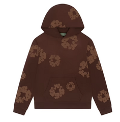 Denim Tears Mono Cotton Wreath Hoodie Brown