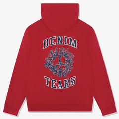 Denim Tears Denim University Zip Hoodie Red
