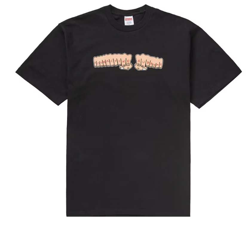 Supreme Toy Machine Fist Tee Black
