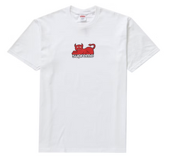 Supreme Toy Machine Devil Cat Tee White