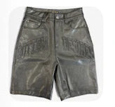 Bottega Desires Leather Shorts