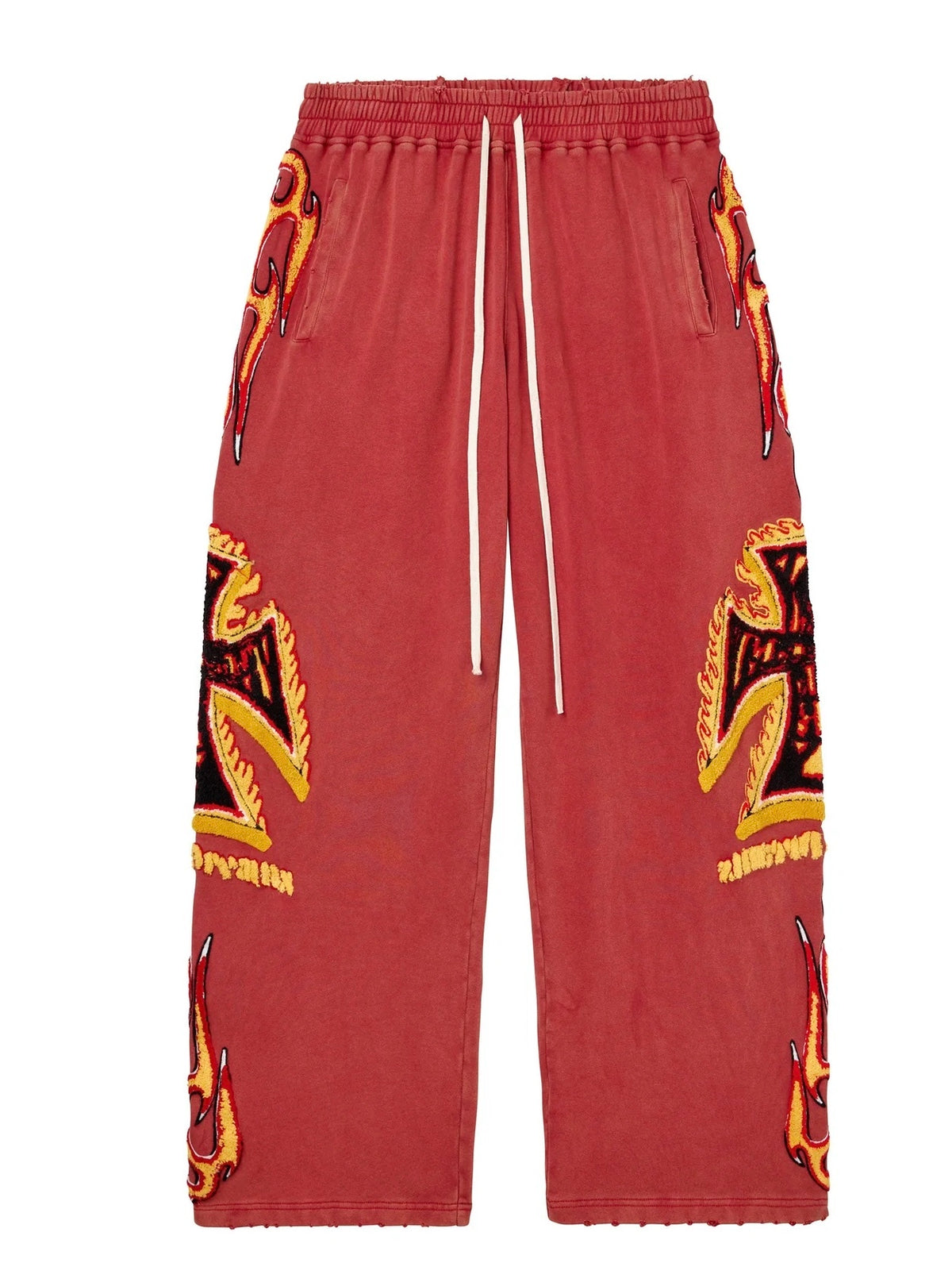 VALE FOREVER LA FLARE SWEATS RED